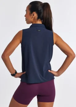 Women Oiselle Benjamina Button Sleeveless