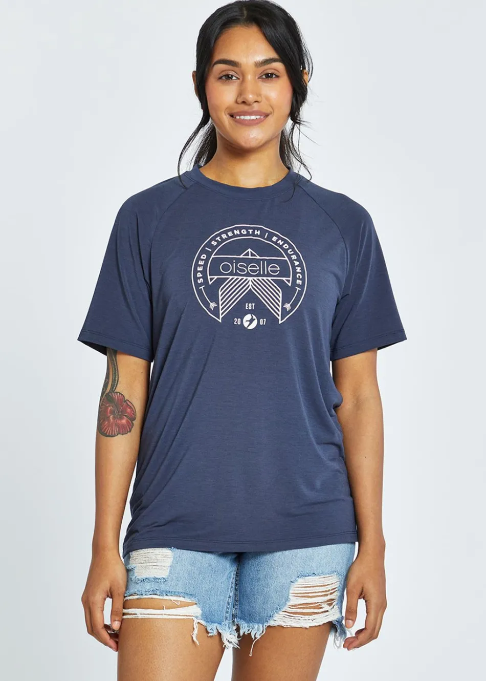 Women Oiselle Crest Easy Fit Tee