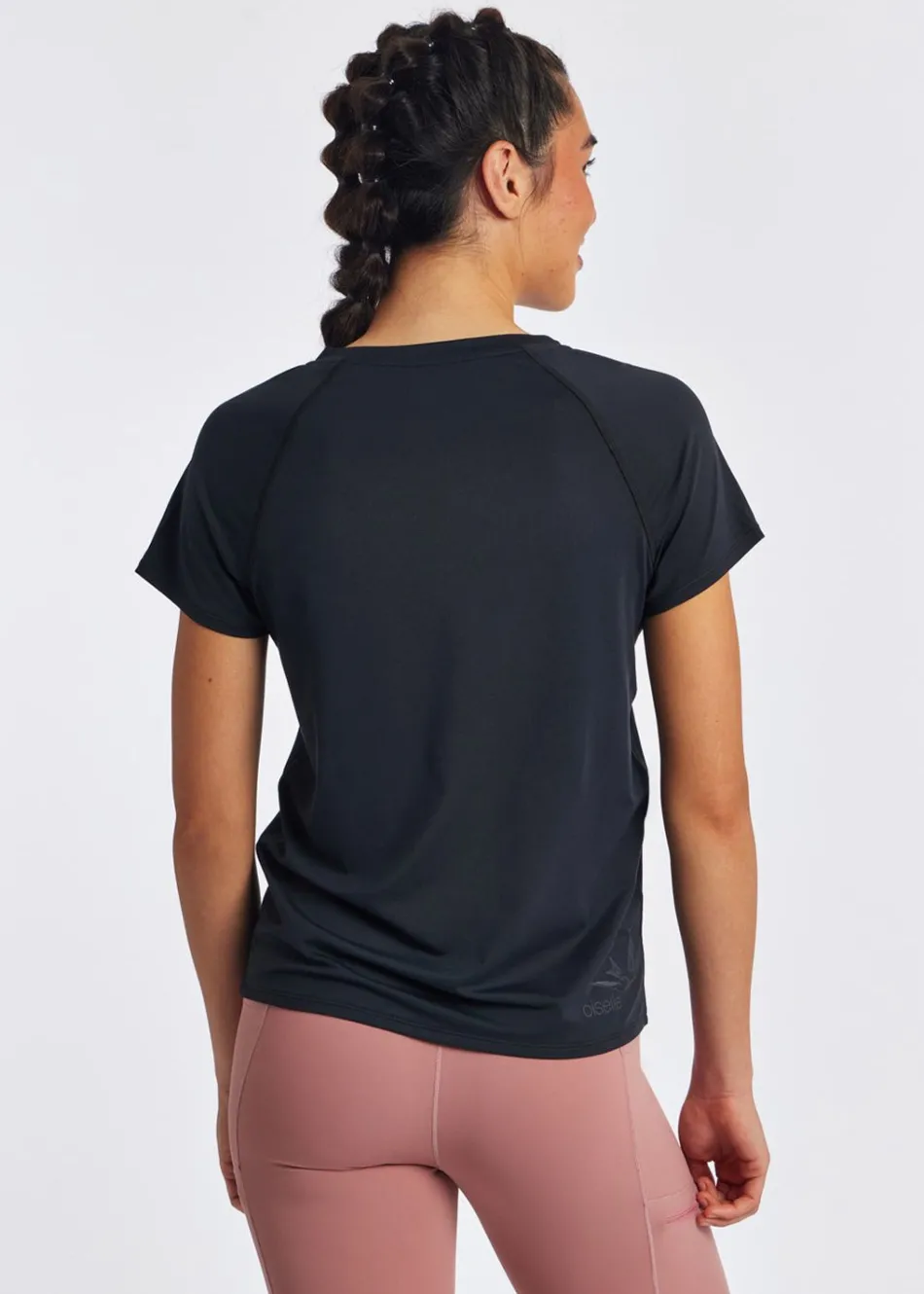 Women Oiselle Essential Bird V Neck Short Sleeve
