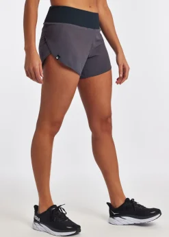 Women Oiselle Featherweight Split Shorts