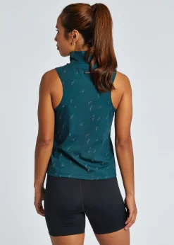 Women Oiselle Firecracker Mock Neck Tank