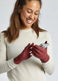 Women Oiselle Firecracker Reflective Gloves