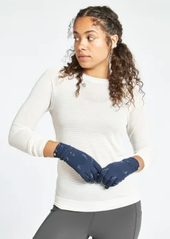 Women Oiselle Firecracker Reflective Gloves