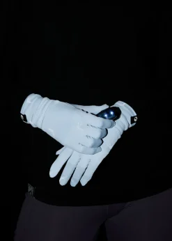 Women Oiselle Firecracker Reflective Gloves