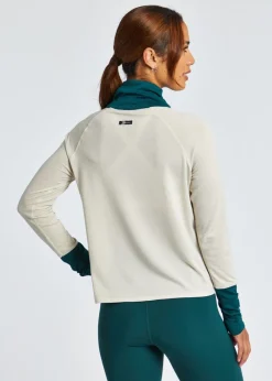 Women Oiselle Flyout Mock Neck Long Sleeve