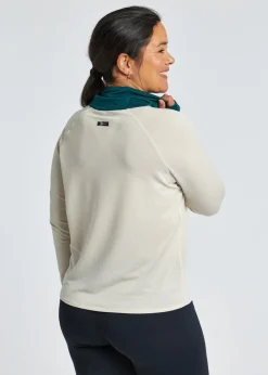 Women Oiselle Flyout Mock Neck Long Sleeve
