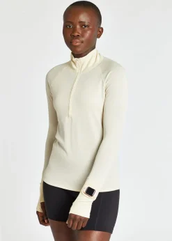 Women Oiselle Flyout Wool Half Zip