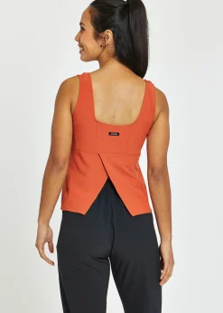 Women Oiselle Lauren Square Neck Tank