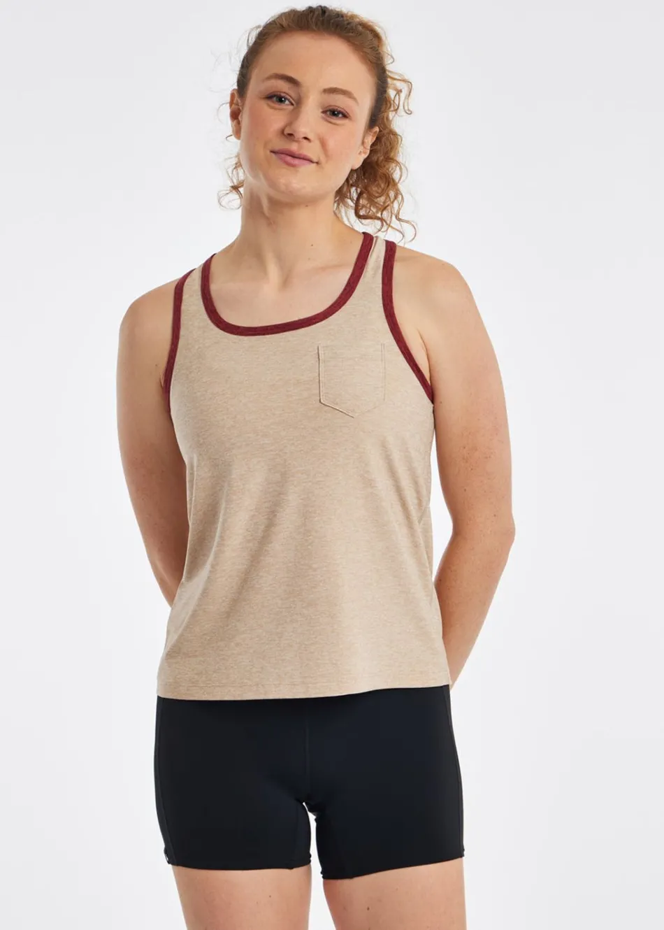 Women Oiselle Light Lux Boxy Tank