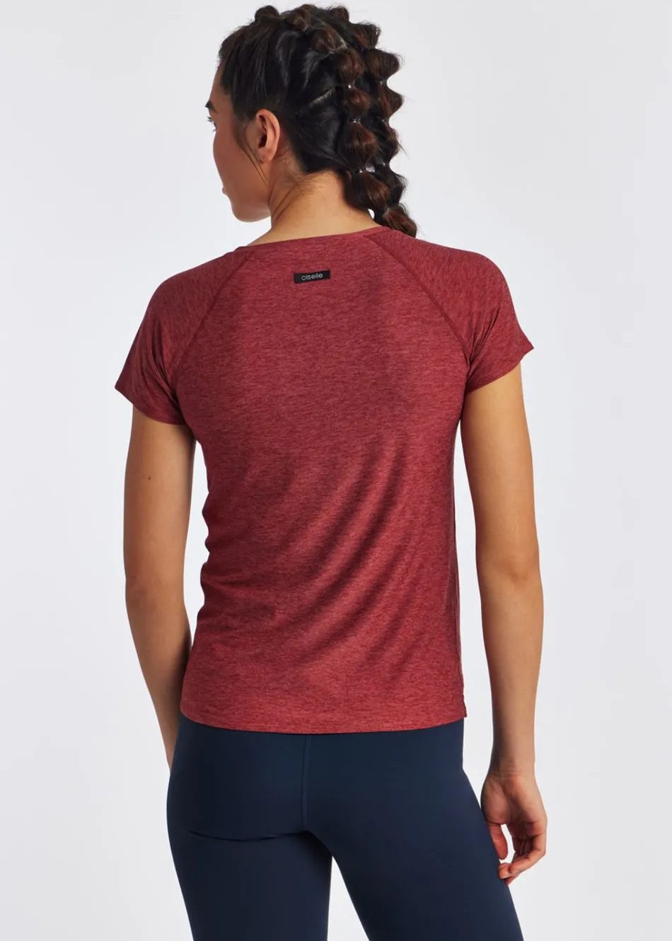 Women Oiselle Light Lux V-Neck Tee