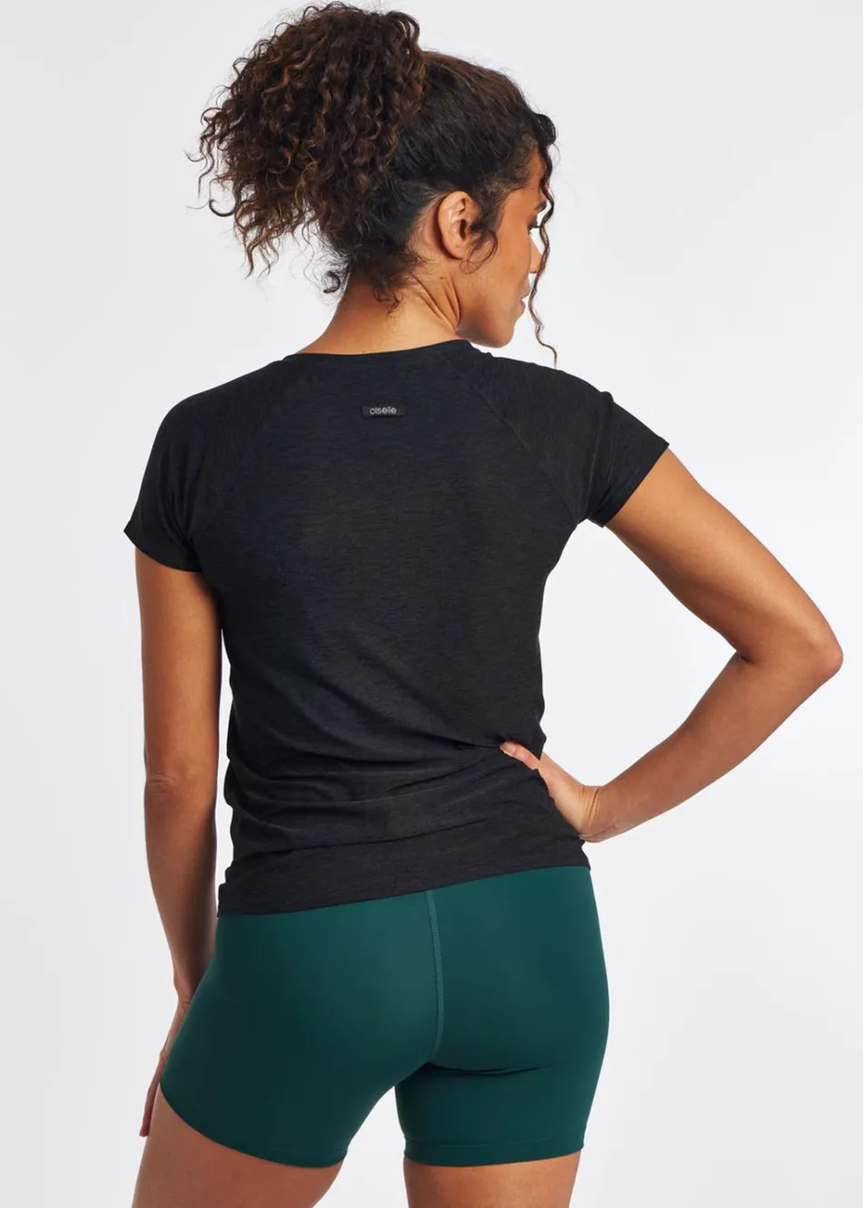 Women Oiselle Light Lux V-Neck Tee