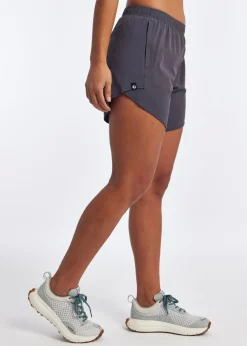 Women Oiselle Long Flyout Shorts