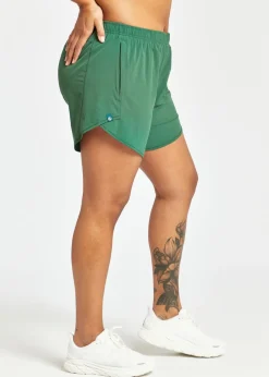Women Oiselle Long Flyout Shorts