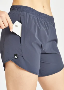 Women Oiselle Long Flyout Shorts