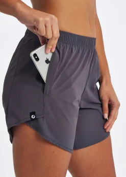 Women Oiselle Long Flyout Shorts
