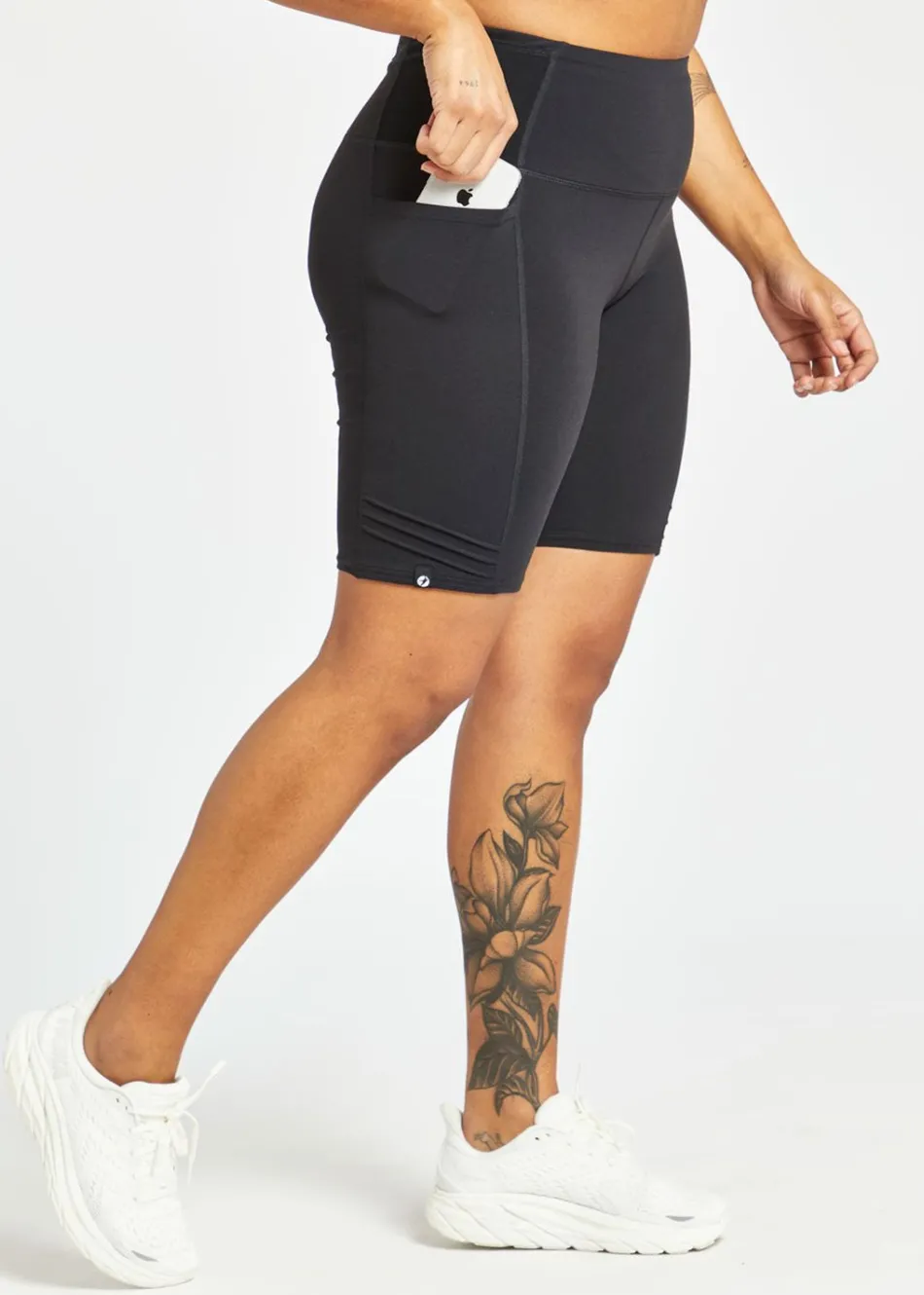 Women Oiselle Long Pocket Jogger Shorts