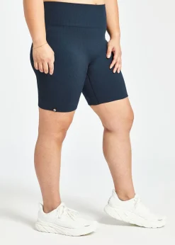 Women Oiselle Long Ribbed Flyte Shorts