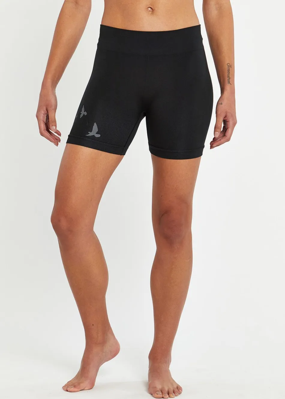 Women Oiselle Long Seamless Running Shorts