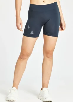 Women Oiselle Long Seamless Running Shorts