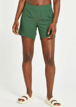 Women Oiselle Long Track Fan Shorts