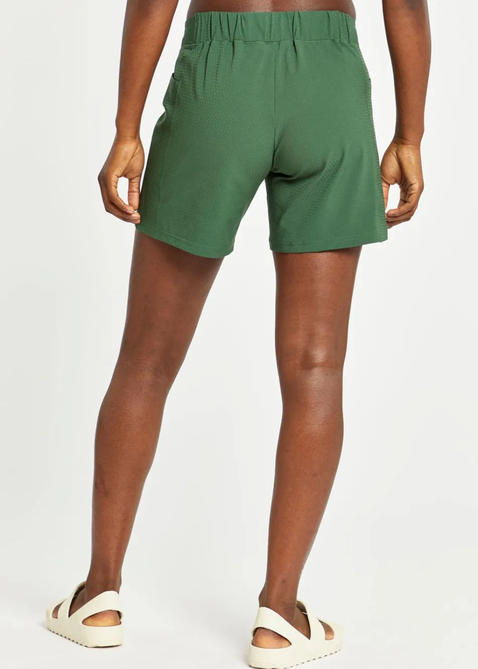 Women Oiselle Long Track Fan Shorts