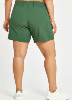Women Oiselle Long Track Fan Shorts