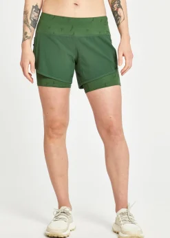 Women Oiselle Long Track Star Shorts