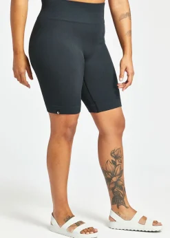 Women Oiselle Longer Ribbed Flyte Shorts