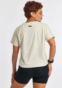 Women Oiselle Lux Boxy Short Sleeve