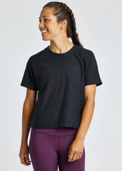 Women Oiselle Lux Boxy Short Sleeve