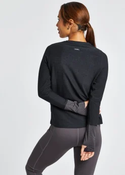 Women Oiselle Lux Cuffed Long Sleeve