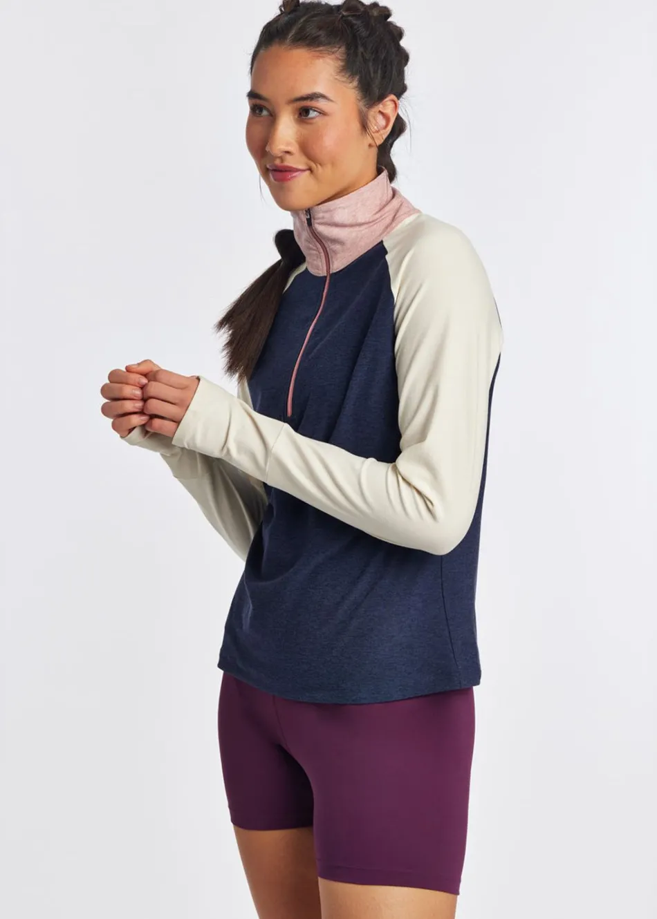 Women Oiselle Lux Half Zip