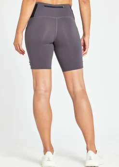 Women Oiselle Mid Length Pocket Jogger Shorts