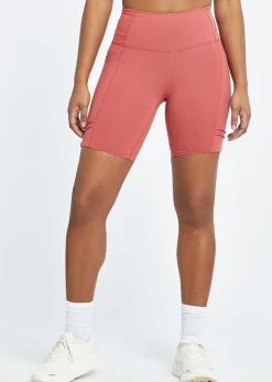 Women Oiselle Mid Length Pocket Jogger Shorts