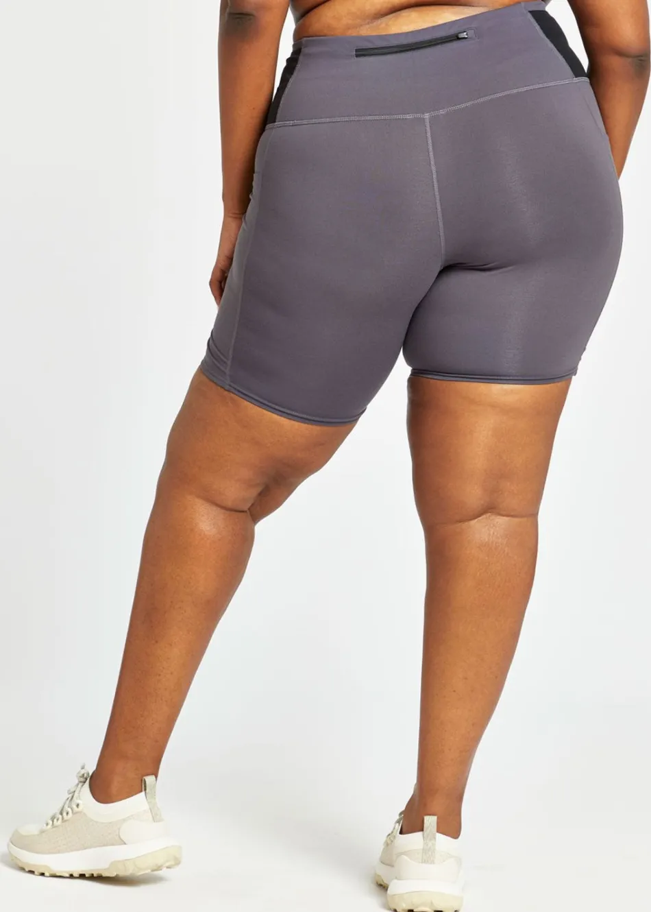 Women Oiselle Mid Length Pocket Jogger Shorts