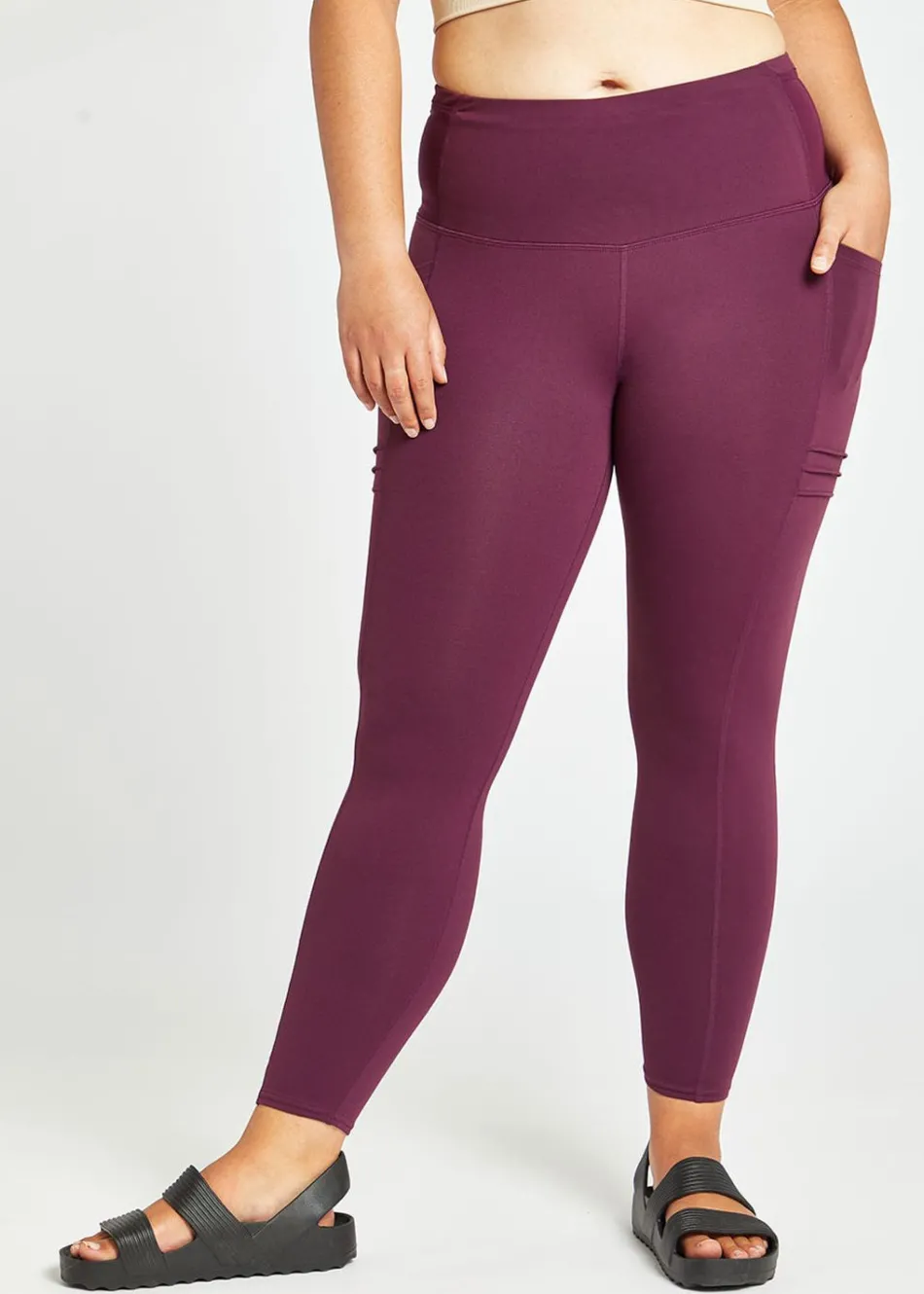 Women Oiselle Pocket Jogger 3/4 Tights
