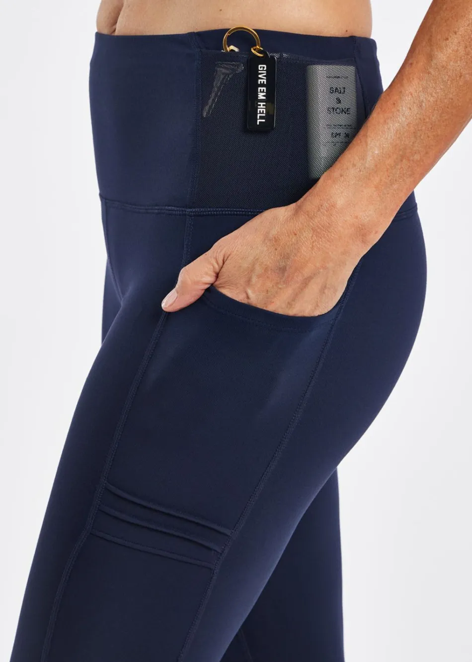 Women Oiselle Pocket Jogger 3/4 Tights