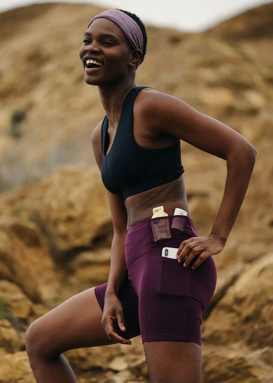 Women Oiselle Pocket Jogger Shorts