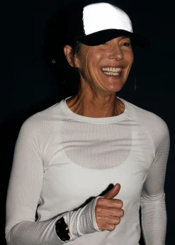 Women Oiselle Reflective Runner Trucker Hat
