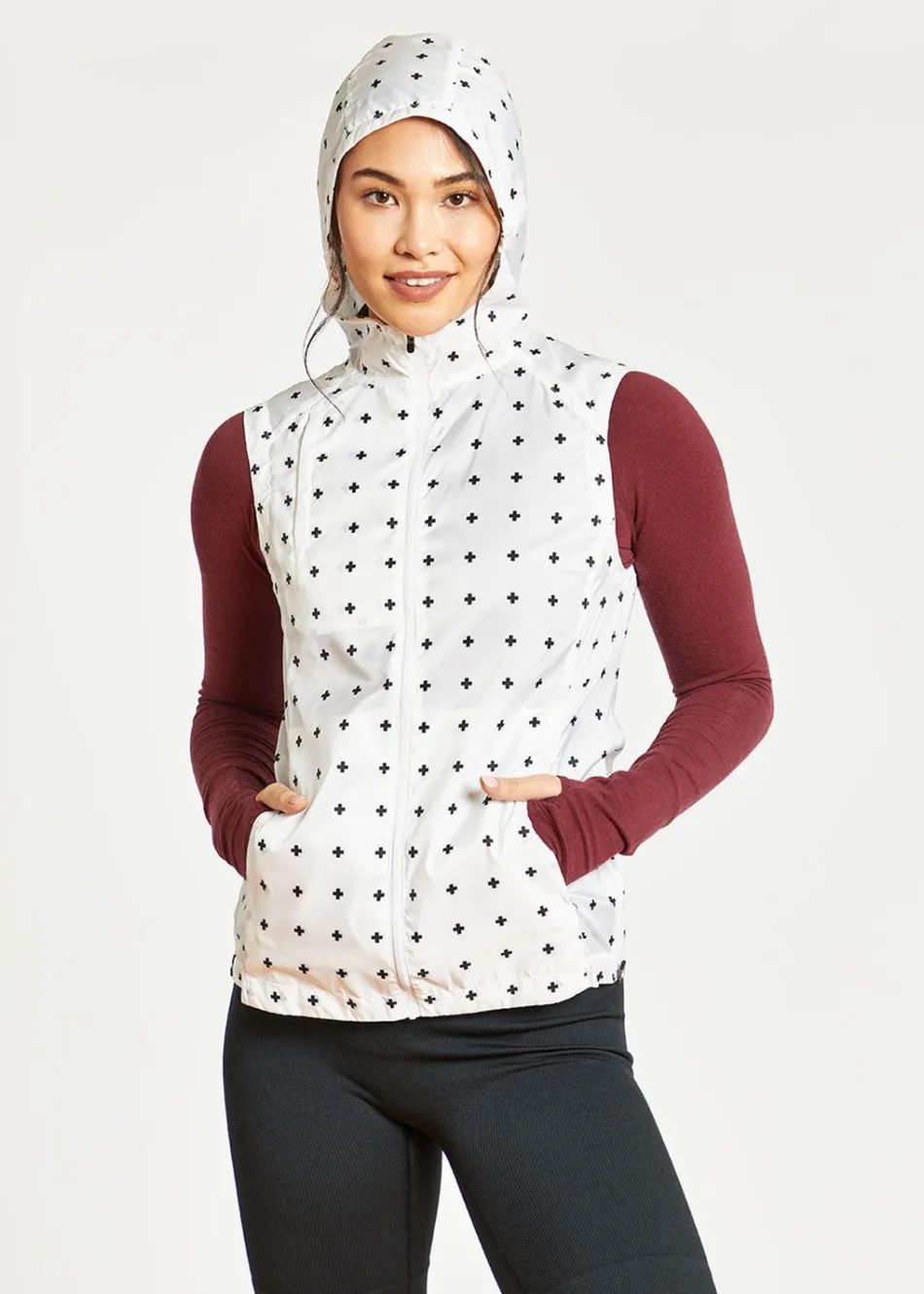 Women Oiselle Seattle Showers Vest