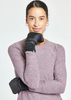 Women Oiselle Super Puff Mittens
