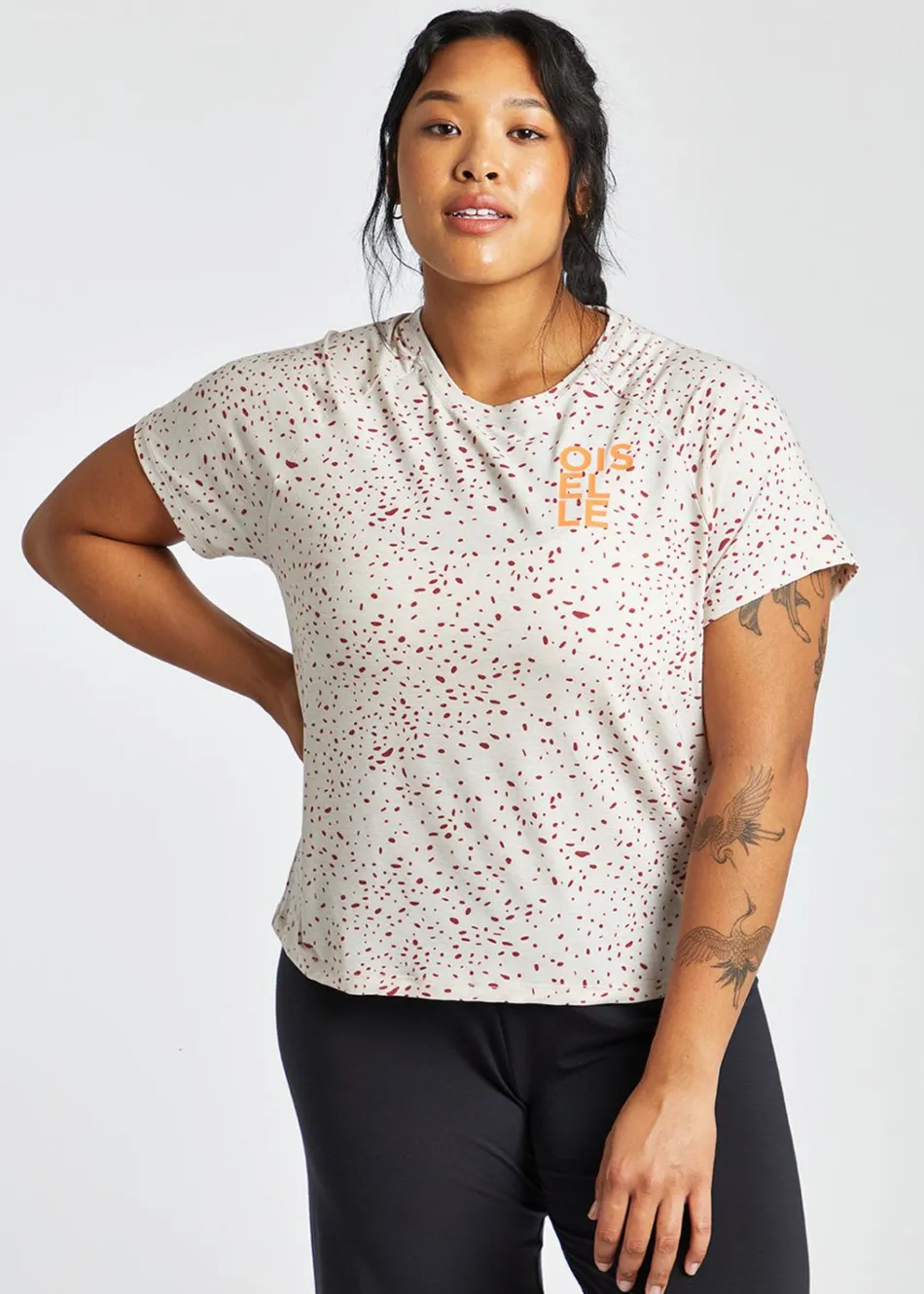 Women Oiselle Tee Lux Kami Jammie Boxy Tee