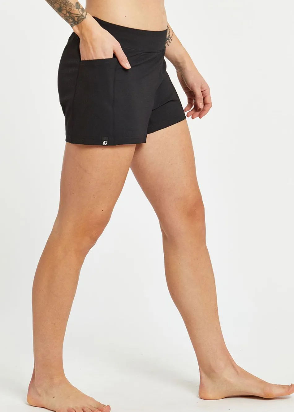 Women Oiselle Track Fan Shorts
