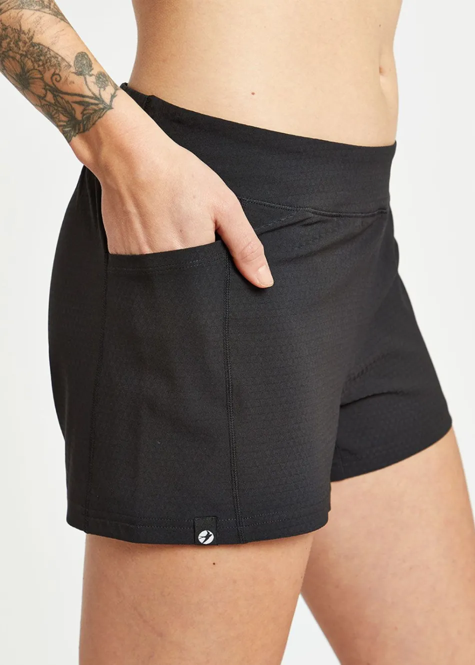 Women Oiselle Track Fan Shorts
