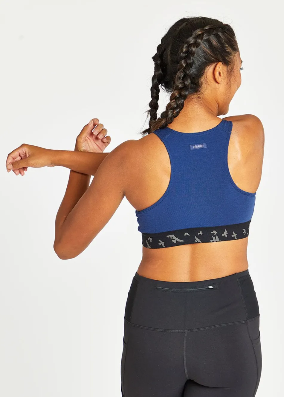 Women Oiselle Wazzie Wool Crossover Bra