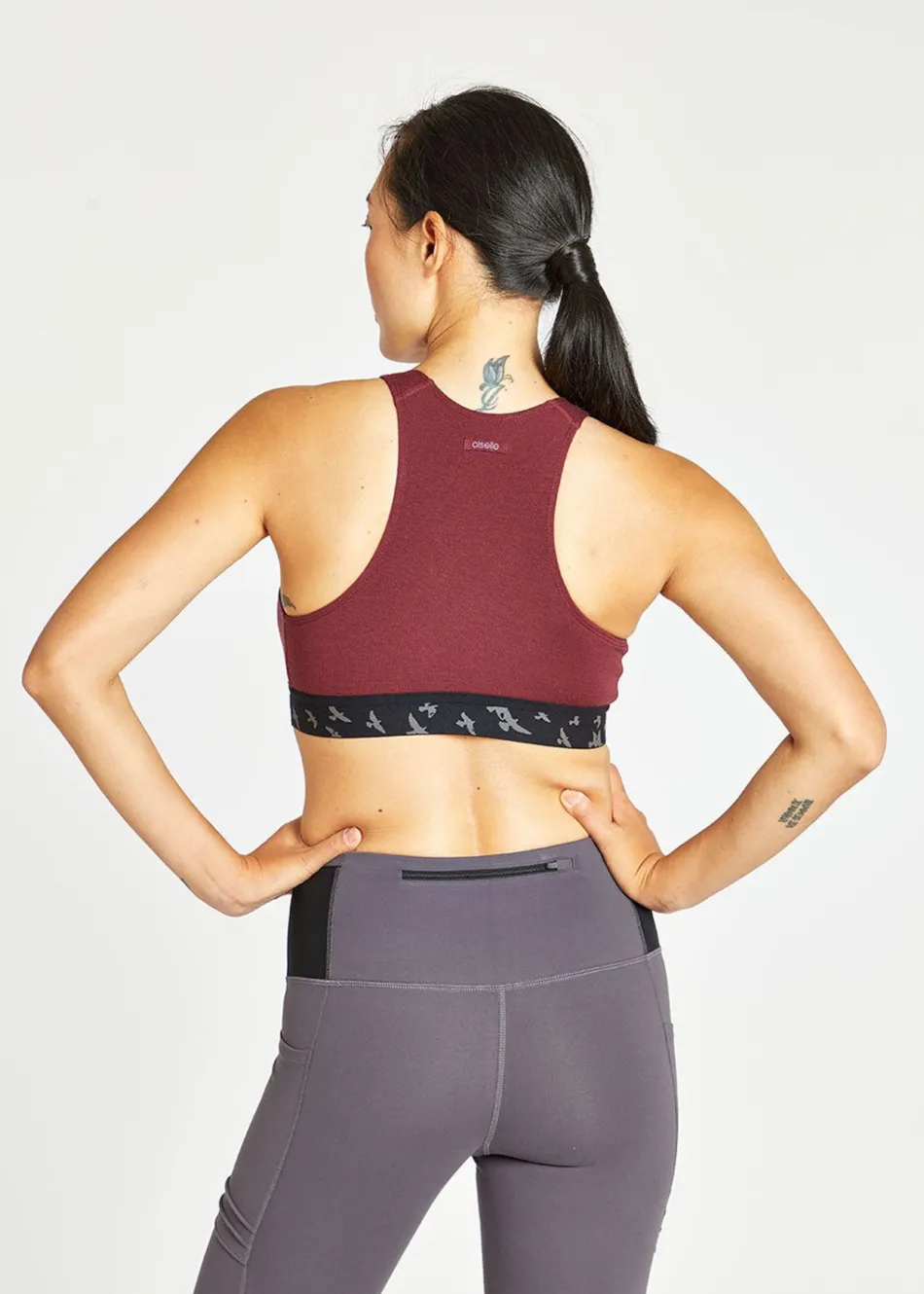 Women Oiselle Wazzie Wool Crossover Bra