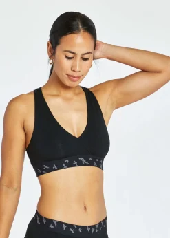 Women Oiselle Wazzie Wool Crossover Bra