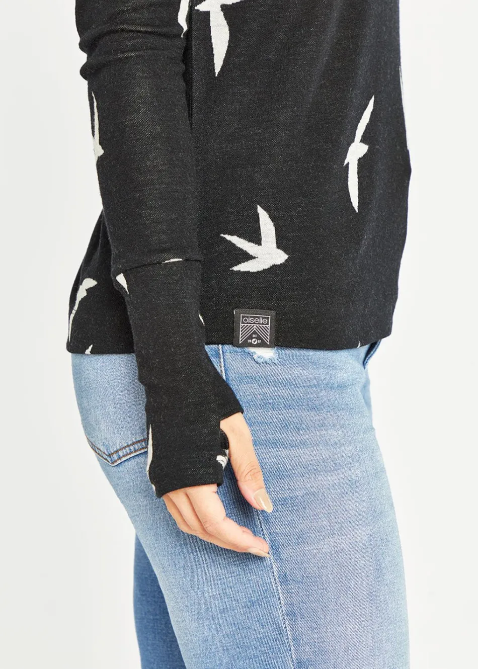 Women Oiselle Wazzie Wool Jacquard Long Sleeve