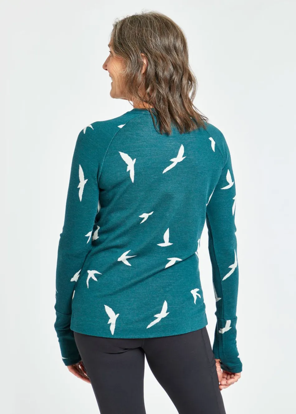 Women Oiselle Wazzie Wool Jacquard Long Sleeve