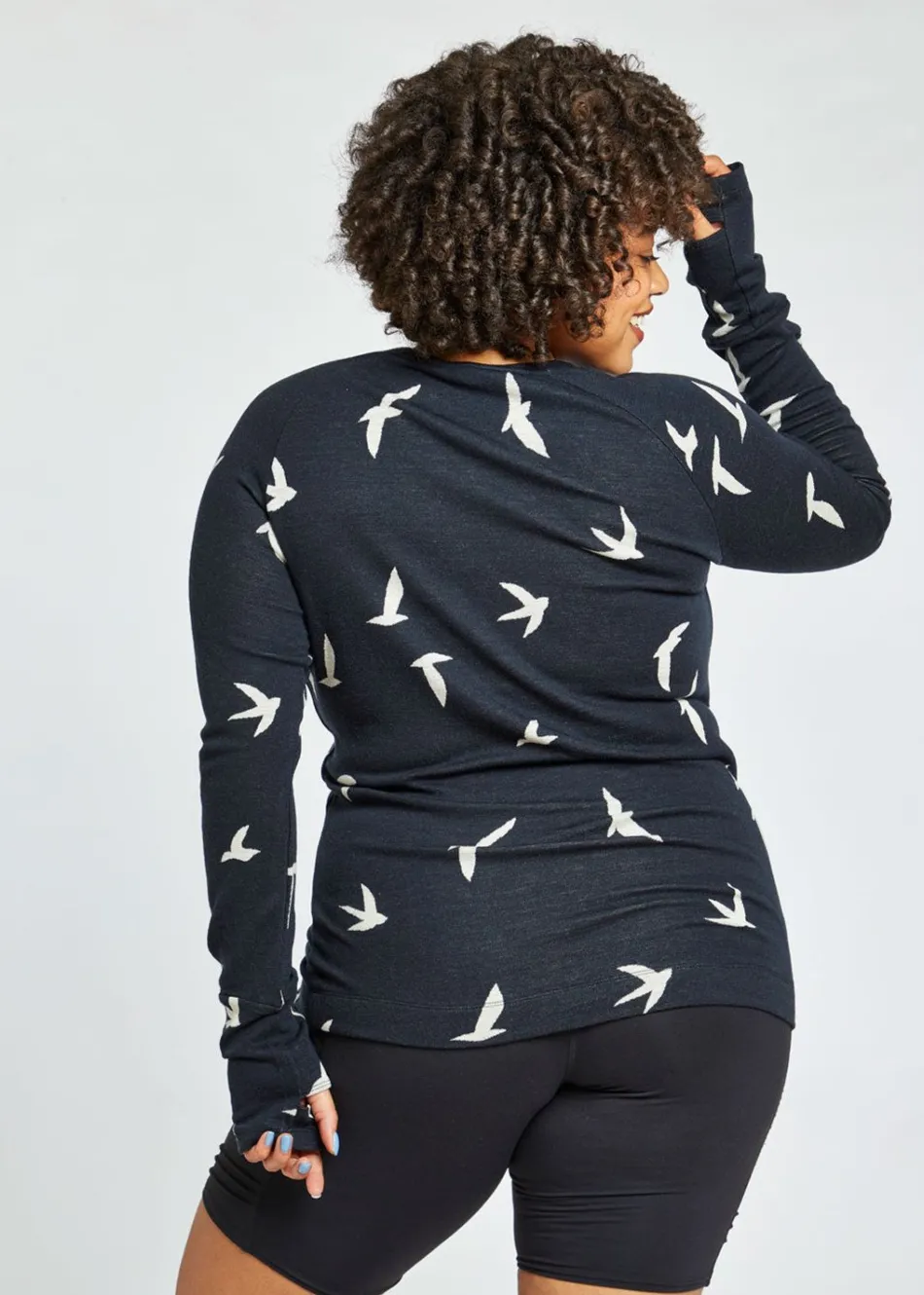 Women Oiselle Wazzie Wool Jacquard Long Sleeve